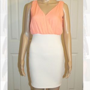 CHARLOTTE RUSSE Open Back Fitted Midi Dress